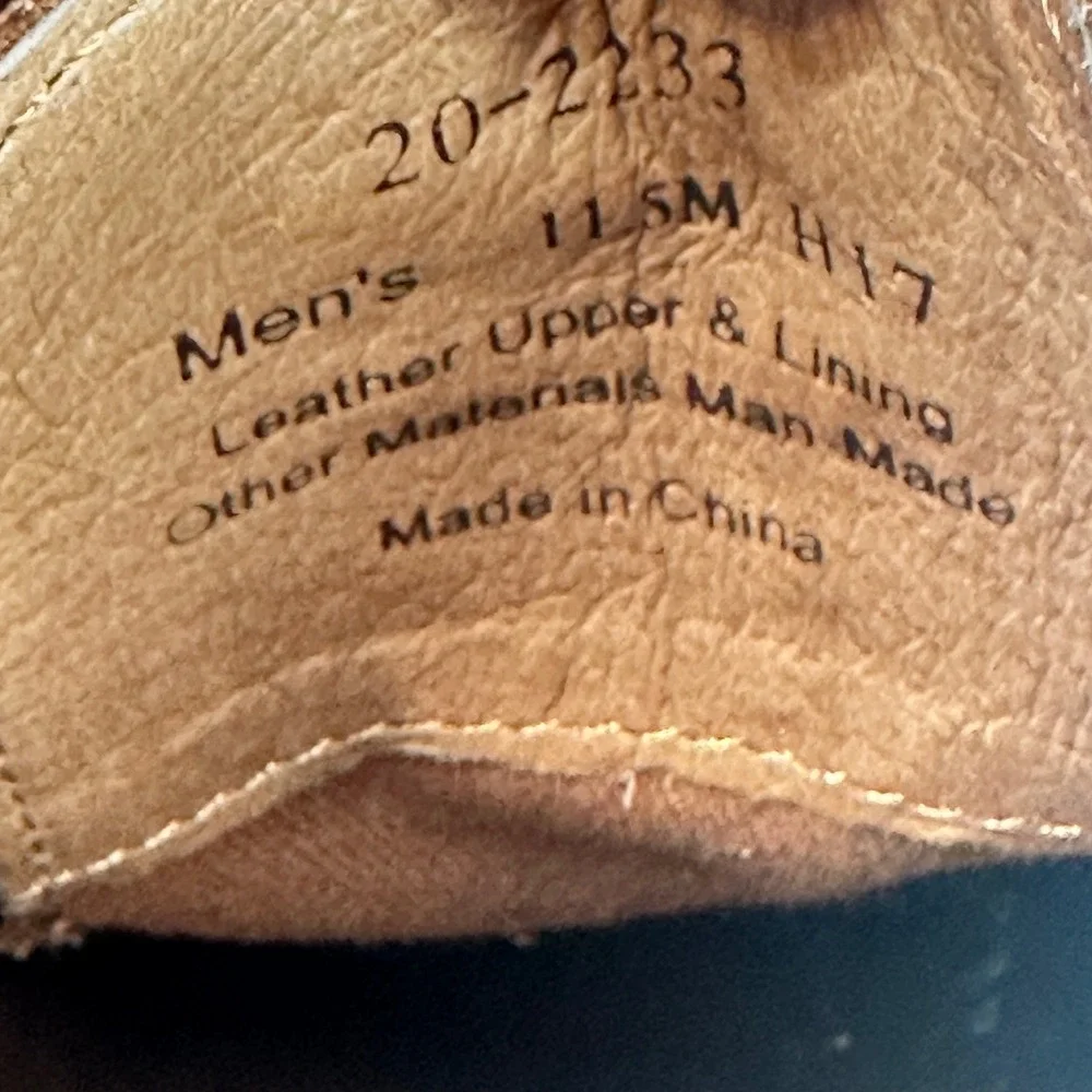 Johnston & Murphy Wingtip Oxford Shoes Brown Leather Men's 11.5M Lace‎ Up Brogue